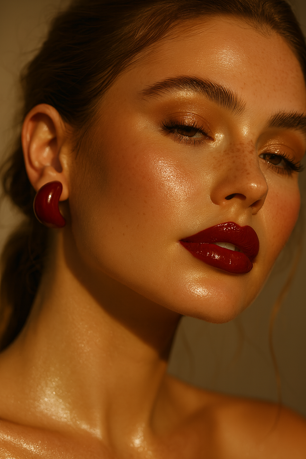 Éclats d’Époque – Boucles Gouttes en Résine Opaque et Translucide