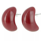 Éclats d’Époque – Boucles Gouttes en Résine Opaque et Translucide