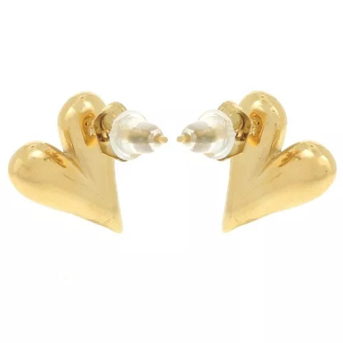 Élans du Cœur – Boucles en Acier Doré 14 mm