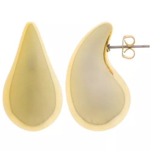 Douceur Épurée – Boucles Gouttes Bombées Mat 31 mm
