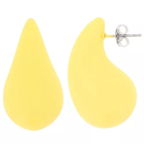 Douceur Épurée – Boucles Gouttes Bombées Mat 31 mm