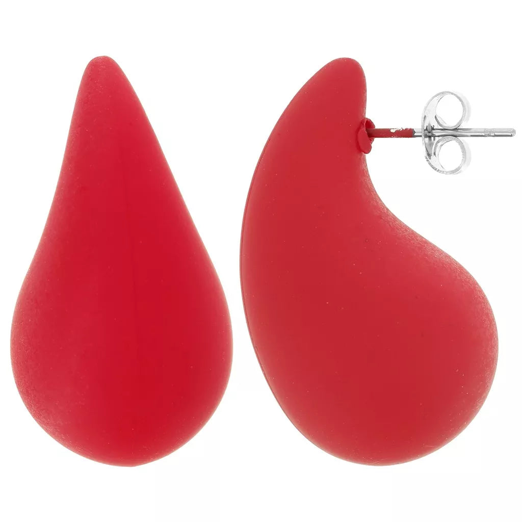 Douceur Épurée – Boucles Gouttes Bombées Mat 31 mm