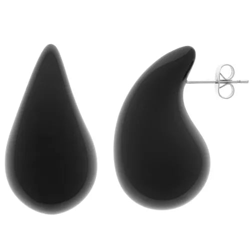 Douceur Épurée – Boucles Gouttes Bombées Mat 31 mm