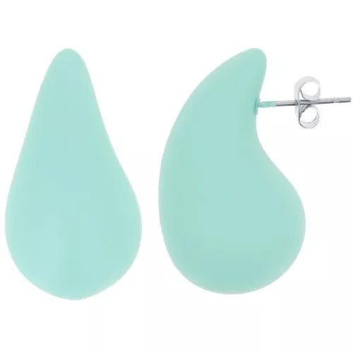 Douceur Épurée – Boucles Gouttes Bombées Mat 31 mm