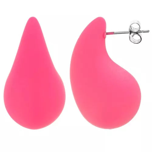 Douceur Épurée – Boucles Gouttes Bombées Mat 31 mm