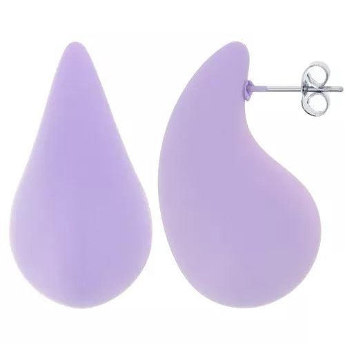 Douceur Épurée – Boucles Gouttes Bombées Mat 31 mm