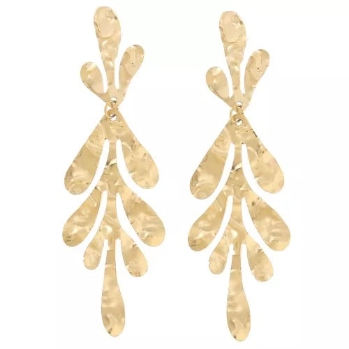 Fleurs de Feuilles – Pendantes inoxydables en acier 316L 63 mm