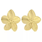 Fleur de Cerisier 30 mm – murmure -Boucles d’oreilles inoxydables (doré & argent)